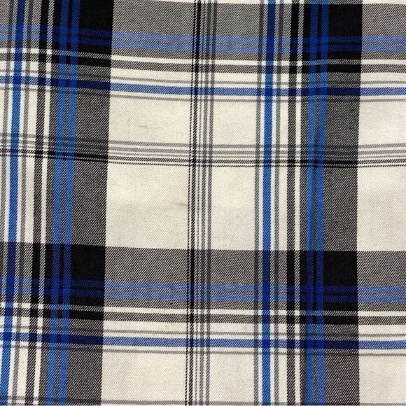 Travis Mathew Plaid White/Blue Golf Shorts Size 34 - Picture 8 of 13